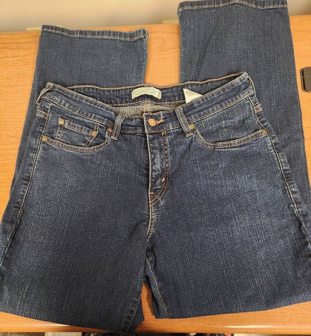 Levi 512 16 perfectly shaping bootcut blue denim jeans